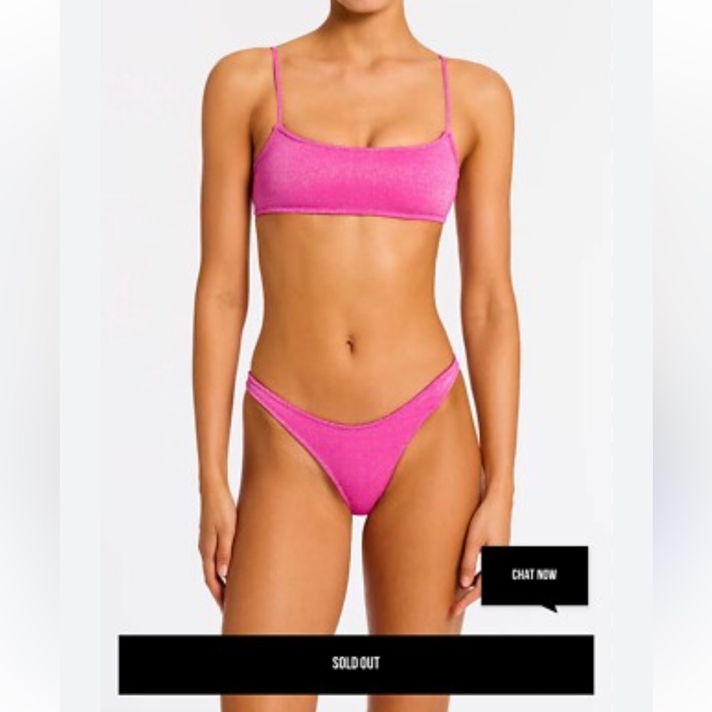 Triangl Mica Sparkly Pink Bikini Set